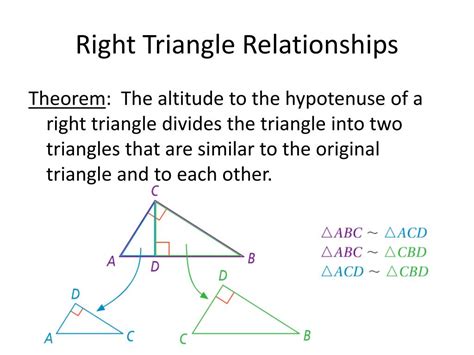 Examples of 8 4 Similarity in Right Triangles